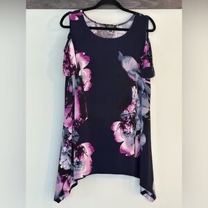 Beautiful watercolor inspired tunic, XL,